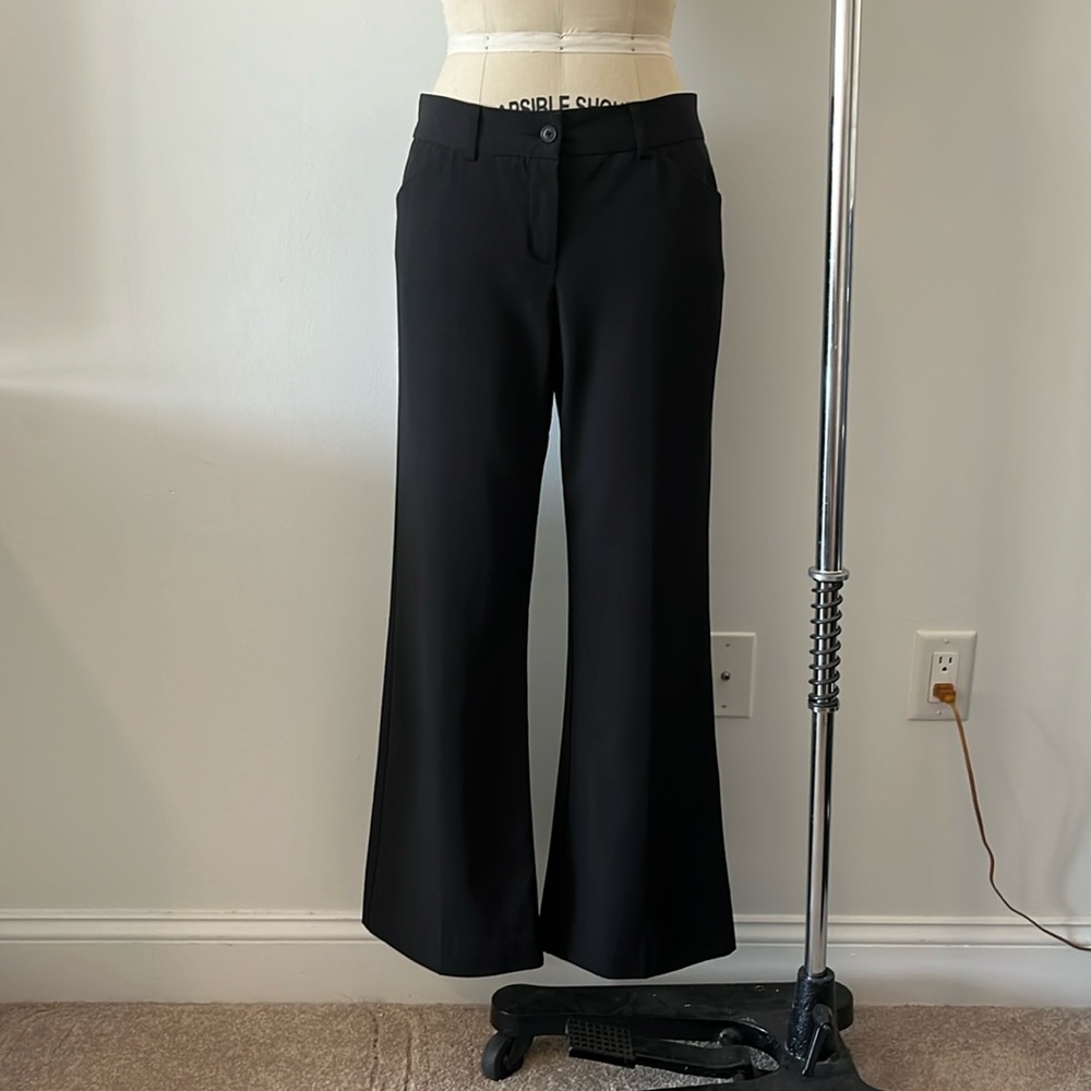 Norma Kamali Flare Leg Dress Pants